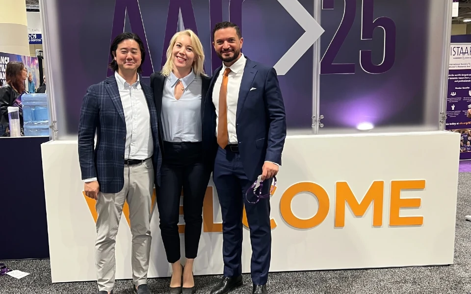 Family talking and cooking together