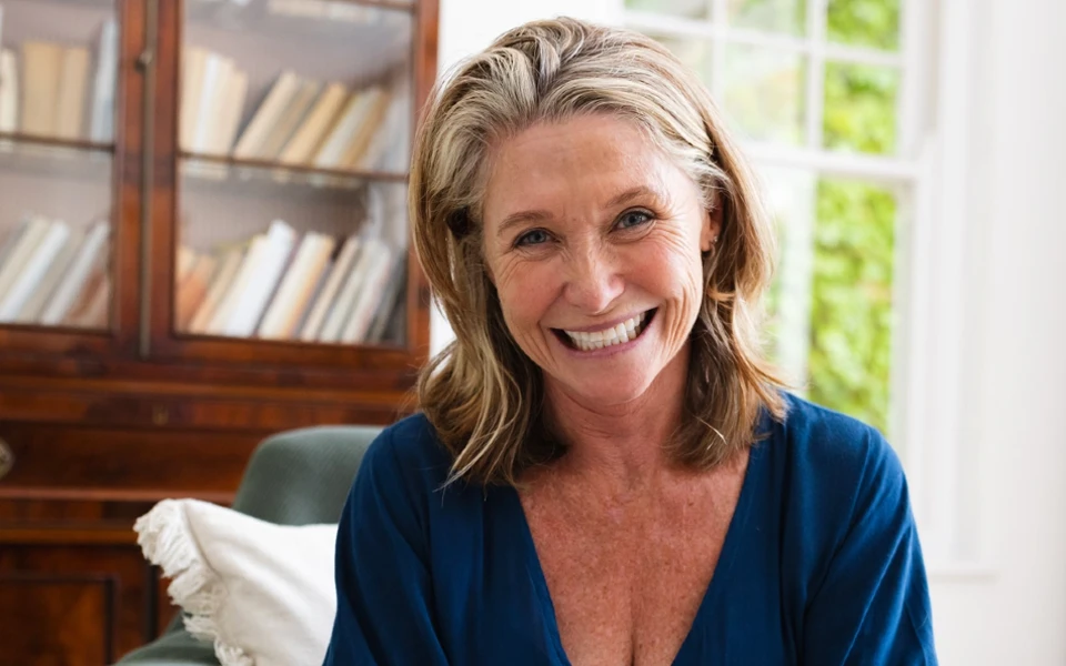 smiling older woman